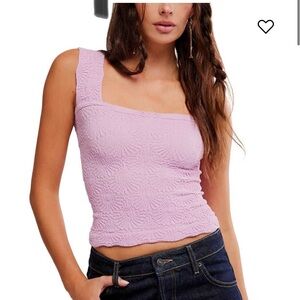 Free People Pale Orchid Love Letter Cami Tank